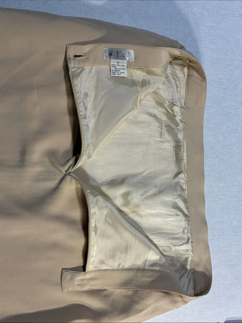 Classic Tan Pencil Skirt - Women's Professional Skirt